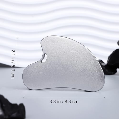 rosenice Gua Sha Facial Tools Guasha Tool Gua Sha Jade Stone Manual Massage Sticks for Jawline Sculpting and Puffiness Reducing for Face Body Relieve Muscle Tensions Reduce Festive Gifts
