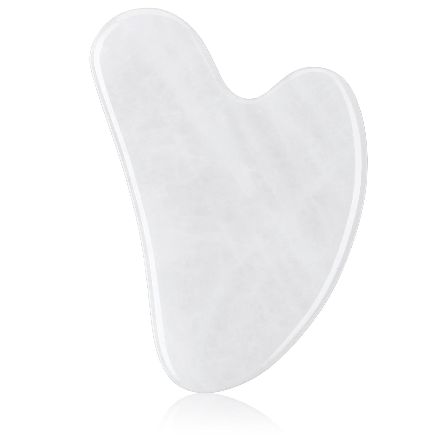 rosenice Gua Sha Facial Tools Guasha Tool Gua Sha Jade Stone Manual Massage Sticks for Jawline Sculpting and Puffiness Reducing for Face Body Relieve Muscle Tensions Reduce Festive Gifts