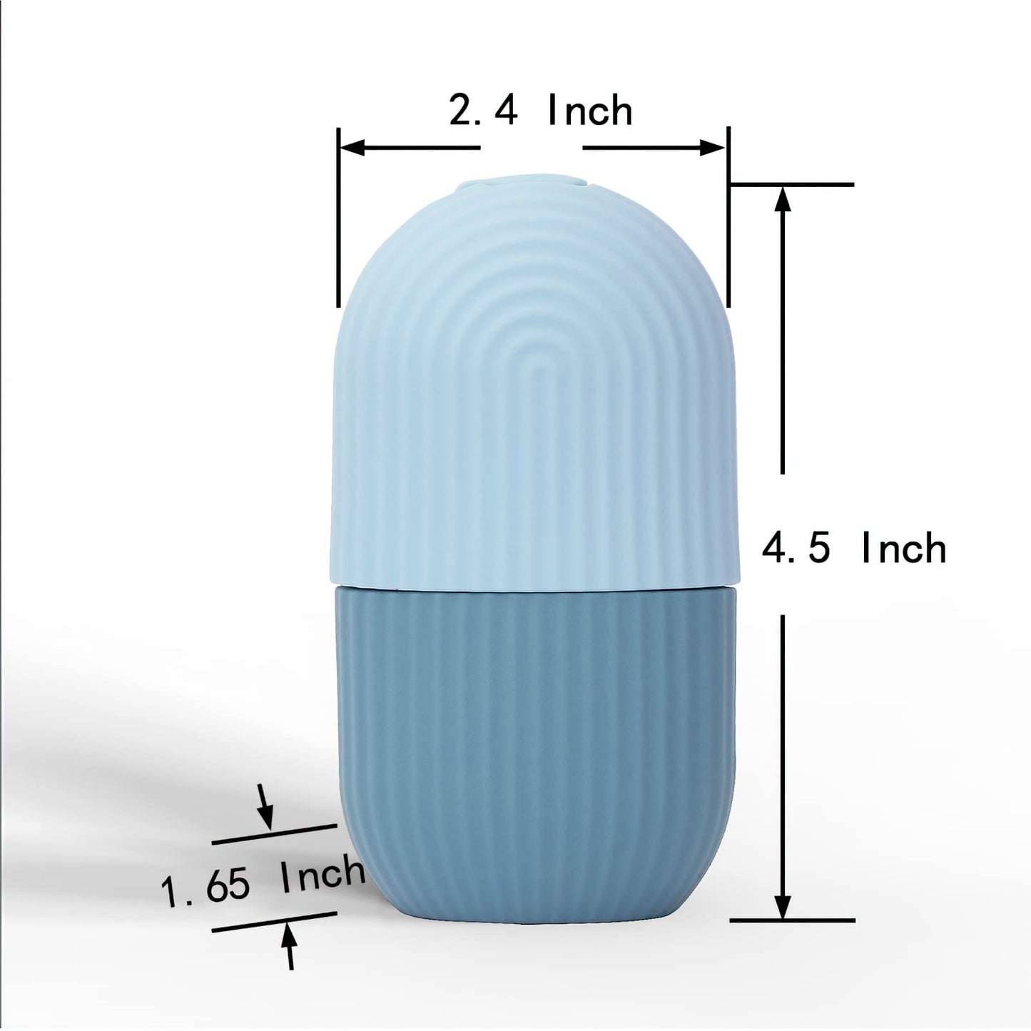 XHJRI Ice Cube Roller Massager for Face, Eyes and Neck Naturally Conditioning and Skin Care,De-Puff Eye Bags,Reduce Migraine Pain,Reusable Massage Silicone Ice Mold (Pink)