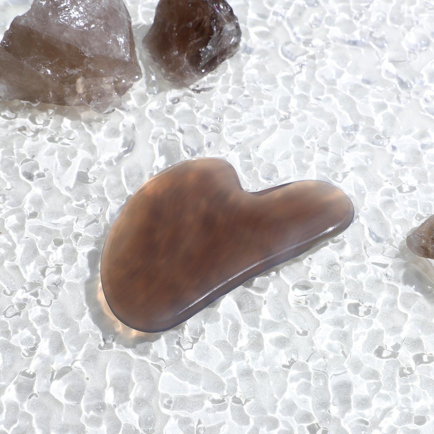 rosenice Gua Sha Facial Tools Guasha Tool Gua Sha Jade Stone Manual Massage Sticks for Jawline Sculpting and Puffiness Reducing for Face Body Relieve Muscle Tensions Reduce Festive Gifts