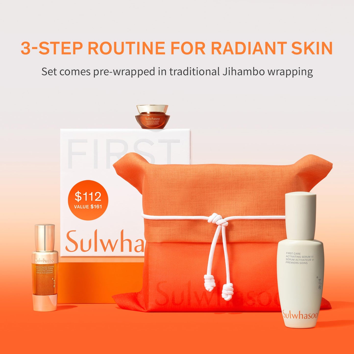 Sulwhasoo First Care Activating Serum - Skin Barrier Strengthening Anti-Aging Face Serum, Visibly Plumps & Hydrates, Reduces Visible Fine Line & Wrinkles, Vitamin C, Korean Skincare